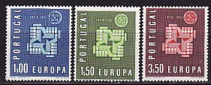 Португалия, 1961, Европа, 3 марки